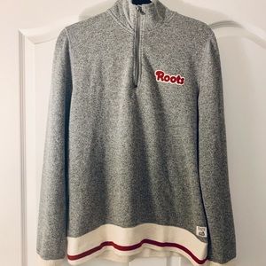 Roots quarter zip sweater